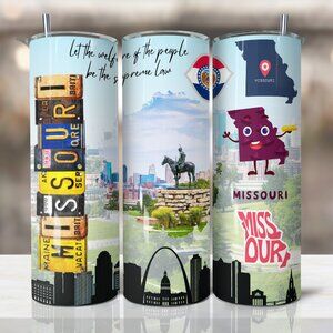 Missouri Tumbler, Missouri State Pride Tumbler, Missouri Coffee Tumbler